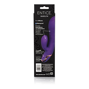Calexotics Entice Marilyn - Waterproof Silicone Vibrator - Adult Sex Toys For Couples     8-Function Rabbit Clitoral G Spot Mass