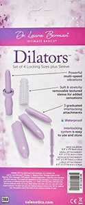 Calexotics Dr. Laura Berman Dilator Set, 4 Locking Sizes Plus Sleeve