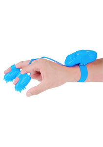 (D) Neon Magic Touch Finger Fu Blue