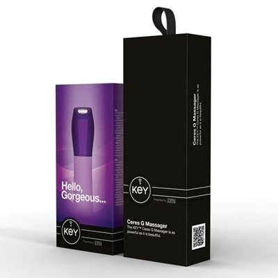 Brand New Key Ceres G Spot - Lavender ''Item Type: G-Spot Vibrators'' (Sold Per Each)
