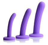 Strap U Tri-Play 3 Piece Silicone Dildo Set