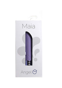 Maia Toys Angel Crystal Gem Supercharged Bullet Vibrator, Purple