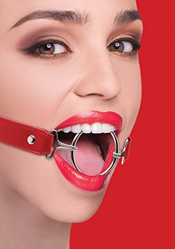 Ouch! Ring Mouth Gag, Red, X-Large