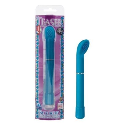 California Exotics I9 Teaser Multi-Function Vibrator, Scoop, Blue