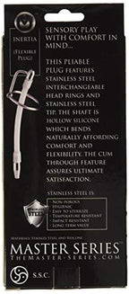 Master Series Inertia Flexible Cum Thru Penis Plug