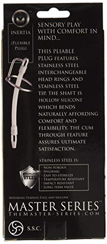 Master Series Inertia Flexible Cum Thru Penis Plug
