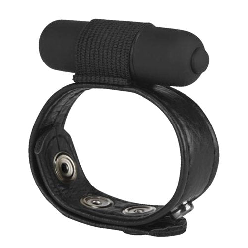 (WD) MACHO SNAP ON VIBRO COCK BALL STRAP