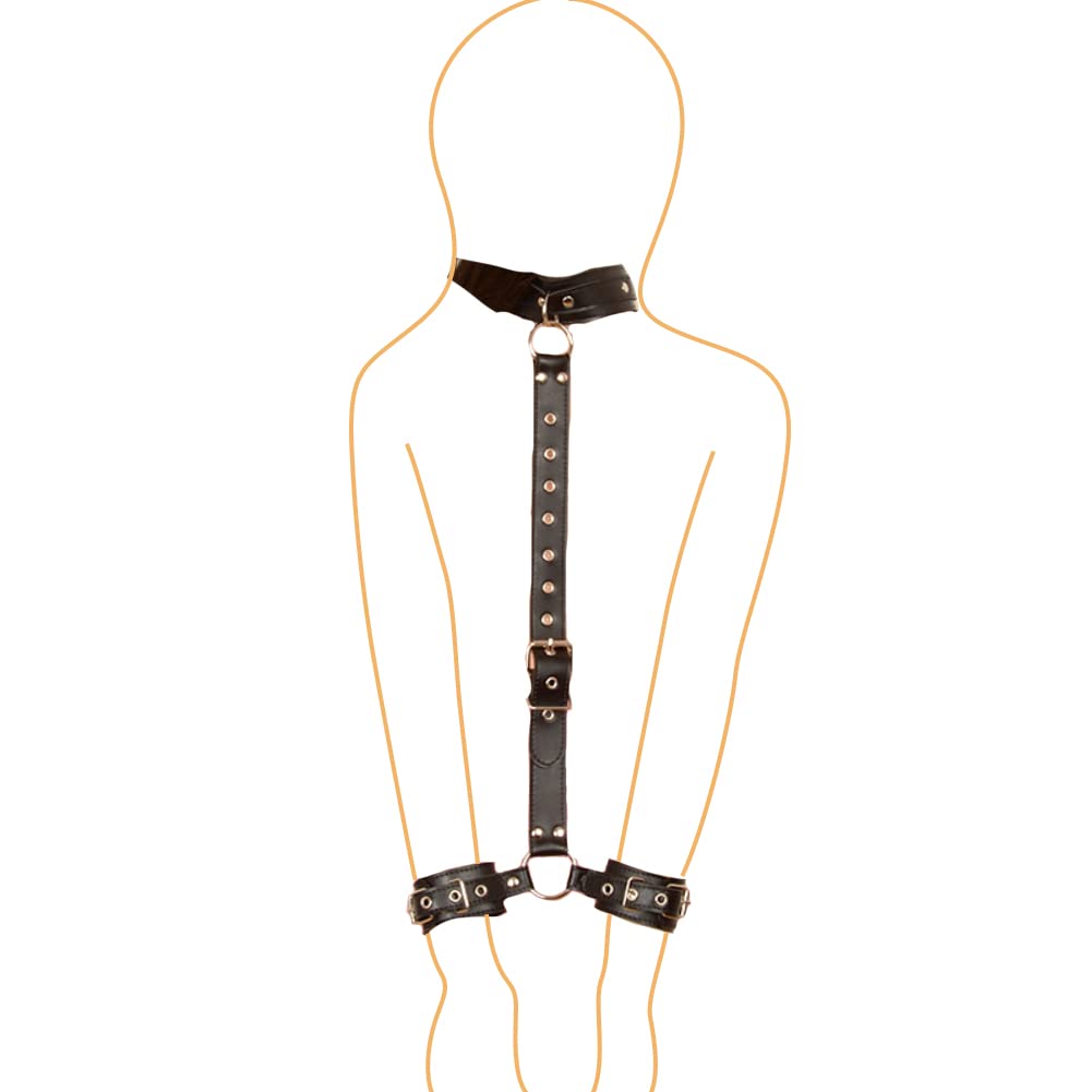 Sex Handcuffs Collar Neck To Wrist Bondage Restraints Kit Bdsm Gear & Accessories Kit Sex Toy For Men Women Couple Game