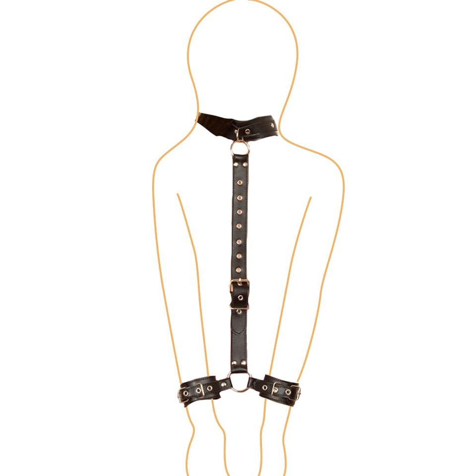 Sex Handcuffs Collar Neck To Wrist Bondage Restraints Kit Bdsm Gear & Accessories Kit Sex Toy For Men Women Couple Game