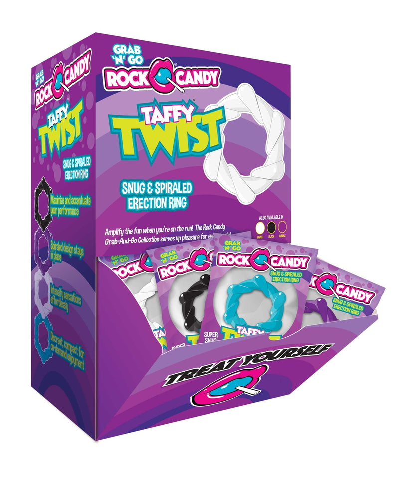Taffy Twist Snug Spiraled C-Ring 24Pc Dp