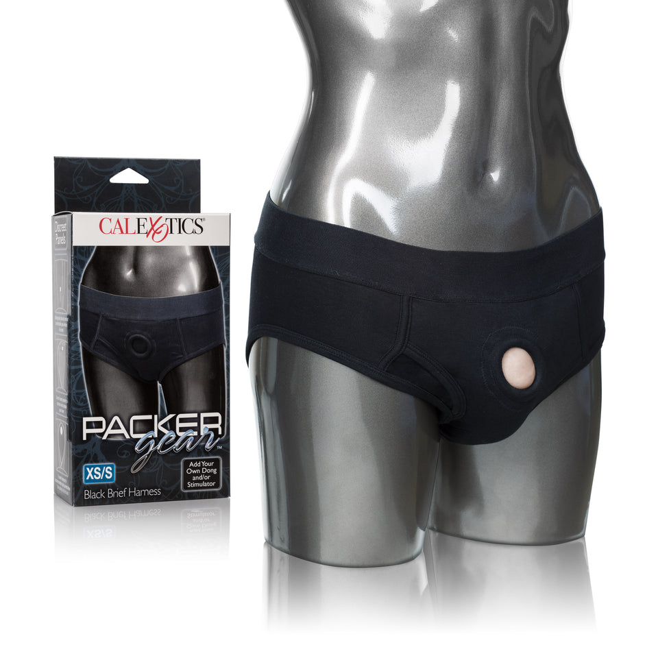Packer Gear Brief Harness - Extra Smallsmall - Black