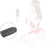 Pfylinqo Studded Spanking Paddle for Adult BDSM, Slut Paddle Sex Play with Safe Single Sided Rivets, Adult Sex Leather Paddle Fl
