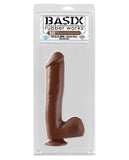 Basix Rubber Works 10In Dong W/Suction Cup Clear