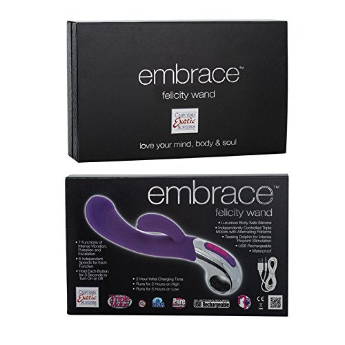 California Exotic Novelties Embrace Felicity Wand, Pink