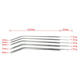 Eastern Delights Luxury Solid Stainless Urethral Sound Plug for Men, Urethral Play Stretcher Sex Toys (5PCS Set)