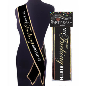 Little Genie Productions 80711: It'S My Fucking Birthday Sash