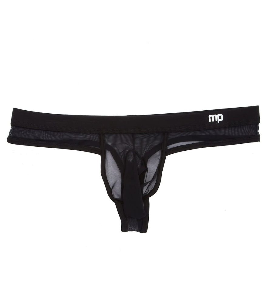 Mp Hoser Hose Thong Black S/M
