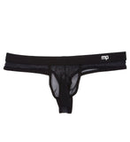 Mp Hoser Hose Thong Black S/M