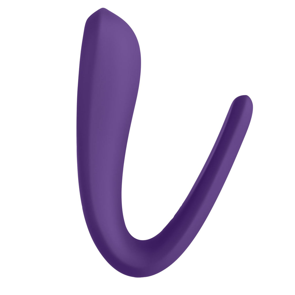 Satisfyer Double Classic | Partner Vibrator | Powerful Motor | Waterproof (Ipx7) | Rechargeable Battery | Skin-Friendly Silicone