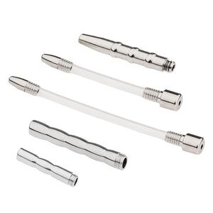 5 PCS Urethra Trainer Set Chastity Lock Accessories Chastity Device Sex Toy Sound Urethral Plug Urethral Toy Urethral Masturbati