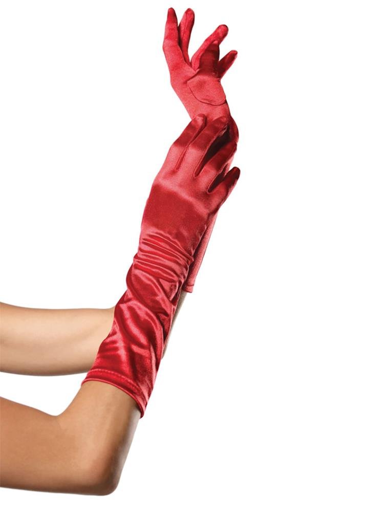 Satin Elbow Length Gloves