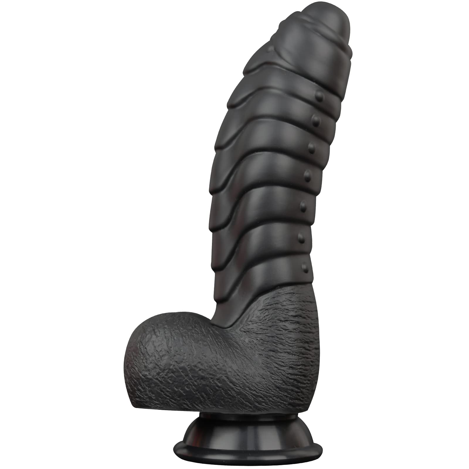 LZYAA Realistic Dildo Safe Soft Silicone Material Adult Sex Toys Penis 2 Balls Strong Suction Cup Hands-Free Play Discreet Packa