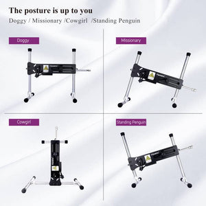 Hismith Premium 3.0 Pro, Sex Machine with Kliclok System, Wire and Intelligent APP Controlled Love Machine with Dildo, Black