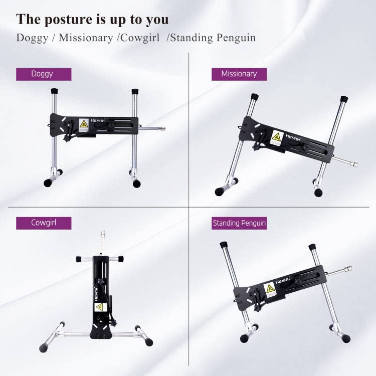 Hismith Premium 3.0 Pro, Sex Machine with Kliclok System, Wire and Intelligent APP Controlled Love Machine with Dildo, Black