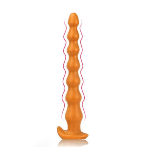 Super Long Anal Beads, Ultra Soft Liquid Silicone Anal Plug Flexible Butt Plug Prostate Massage Anal Sex Toys for Men Women Coup