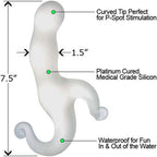 Bottoms Up Butt Silicone P-Spot Rocker, Ice