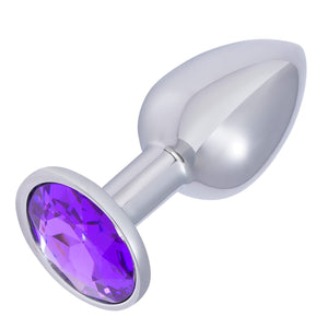 Hmxpls Small Anal Plug, Anal Toy Plug Beginner, Personal Sex Massager, Stainless Steel Butt Plug for Women Men Couples Lover, Pu