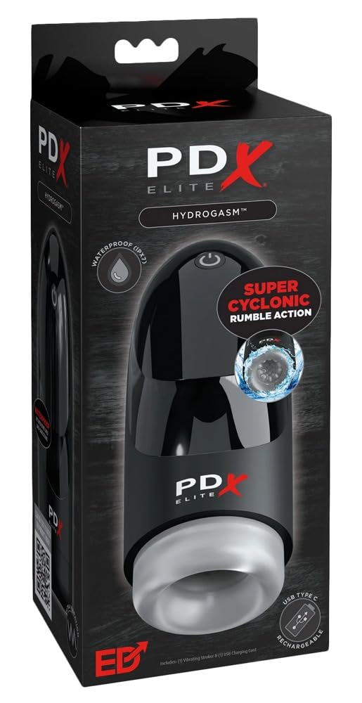Pdx Elite Hydrogasm Clear/ Black