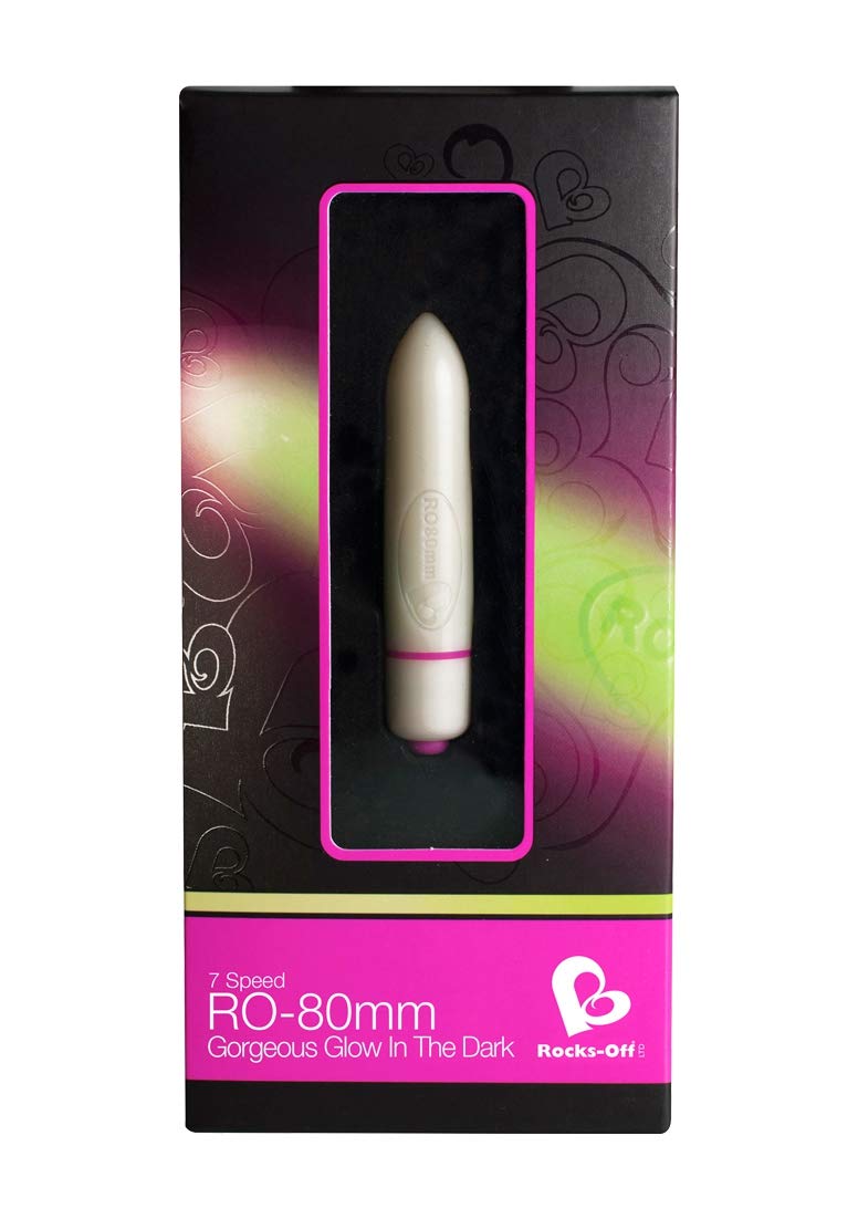 Rocks Off Single Speed Ro-80Mm, Glow In The Dark