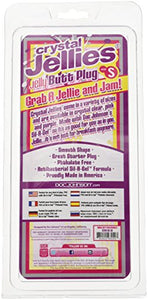 Crystal Jellies Butt Plug Purple Small