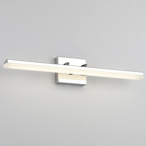 7Degobii Modern 24'' Bathroom Vanity Light Dimmable 14W Led Fixtures For Mirror - Adjustable Chrome 4000K