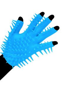 (D) NEON LUV GLOVE BLUE