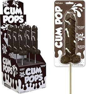 Cum Cock Pops Dark Choc Flavored Dp/6