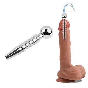 Tabuy Stainless Steel Urethral Sounds Penis Plug Hollow Urethral Dilator Male Short urethral Catheter Plug Sex Toy for Men Ureth