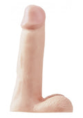 Basix Rubber Works Dong, 8-Inch, Flesh