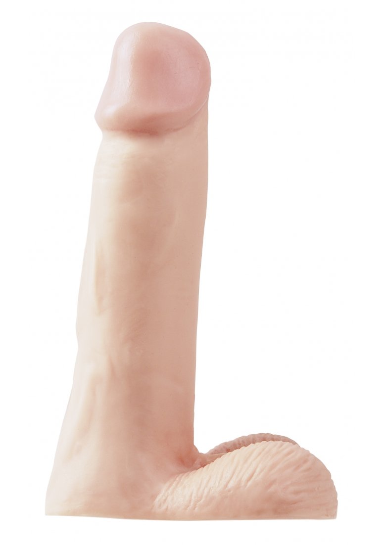 Basix Rubber Works Dong, 8-Inch, Flesh