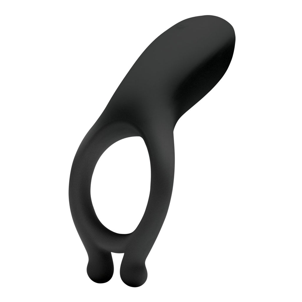 Doc Johnson Optimale - Rechargeable Vibrating C-Ring, Black