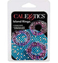 California Exotics Silicone Island Rings, Pink
