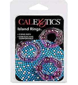 California Exotics Silicone Island Rings, Pink