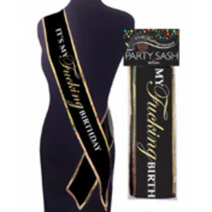 Little Genie Productions 80711: It'S My Fucking Birthday Sash