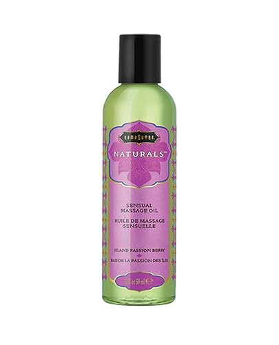 Massage Oil Natural Island Passion Berry 2Fl Oz