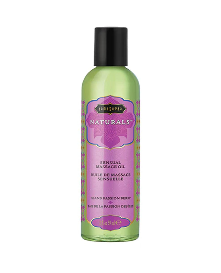 Massage Oil Natural Island Passion Berry 2Fl Oz