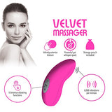 Fuzu Vibrating Palm Massager Neon Pink