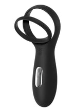 Evolved Novelties Zero Tolerance Vibrating Rechargeable Cock Ring Torpedo, Black