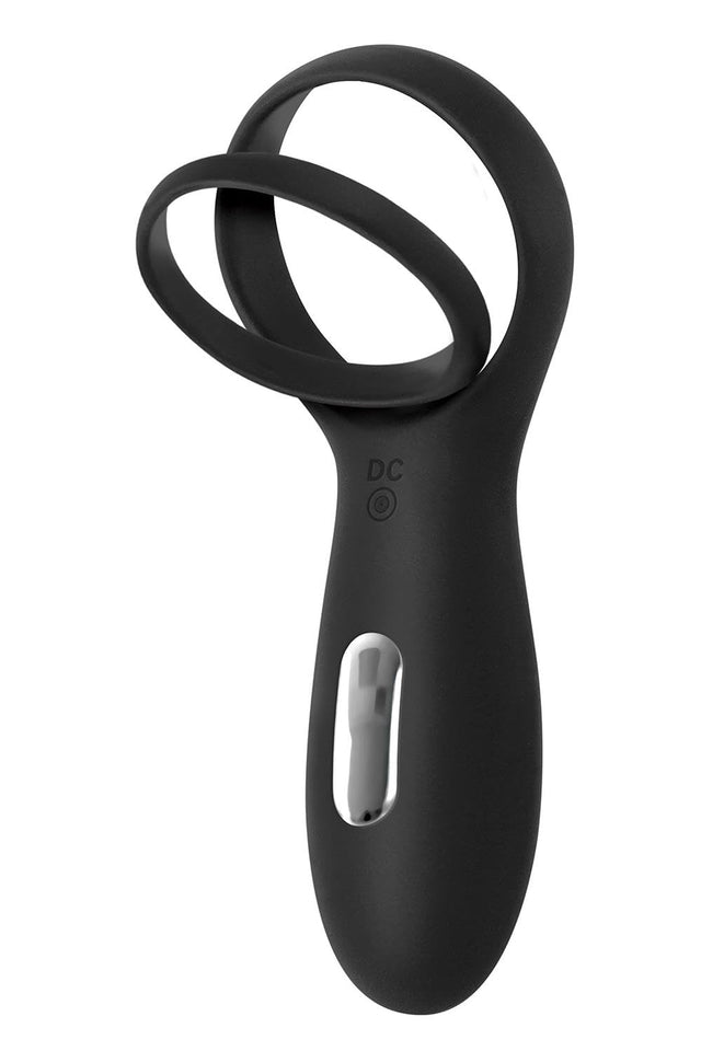 Evolved Novelties Zero Tolerance Vibrating Rechargeable Cock Ring Torpedo, Black