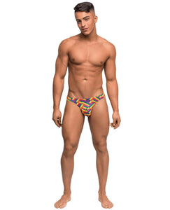 Male Power Bong Thong Pride Fest Largexlarge Rainbow